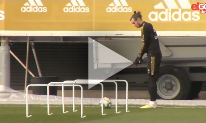 Gareth Bale TROLLUJE na treningu... xD [VIDEO]